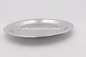 25cm Stainless Steel Round Tray Dinner Plate For Hotel Mirrored Finish